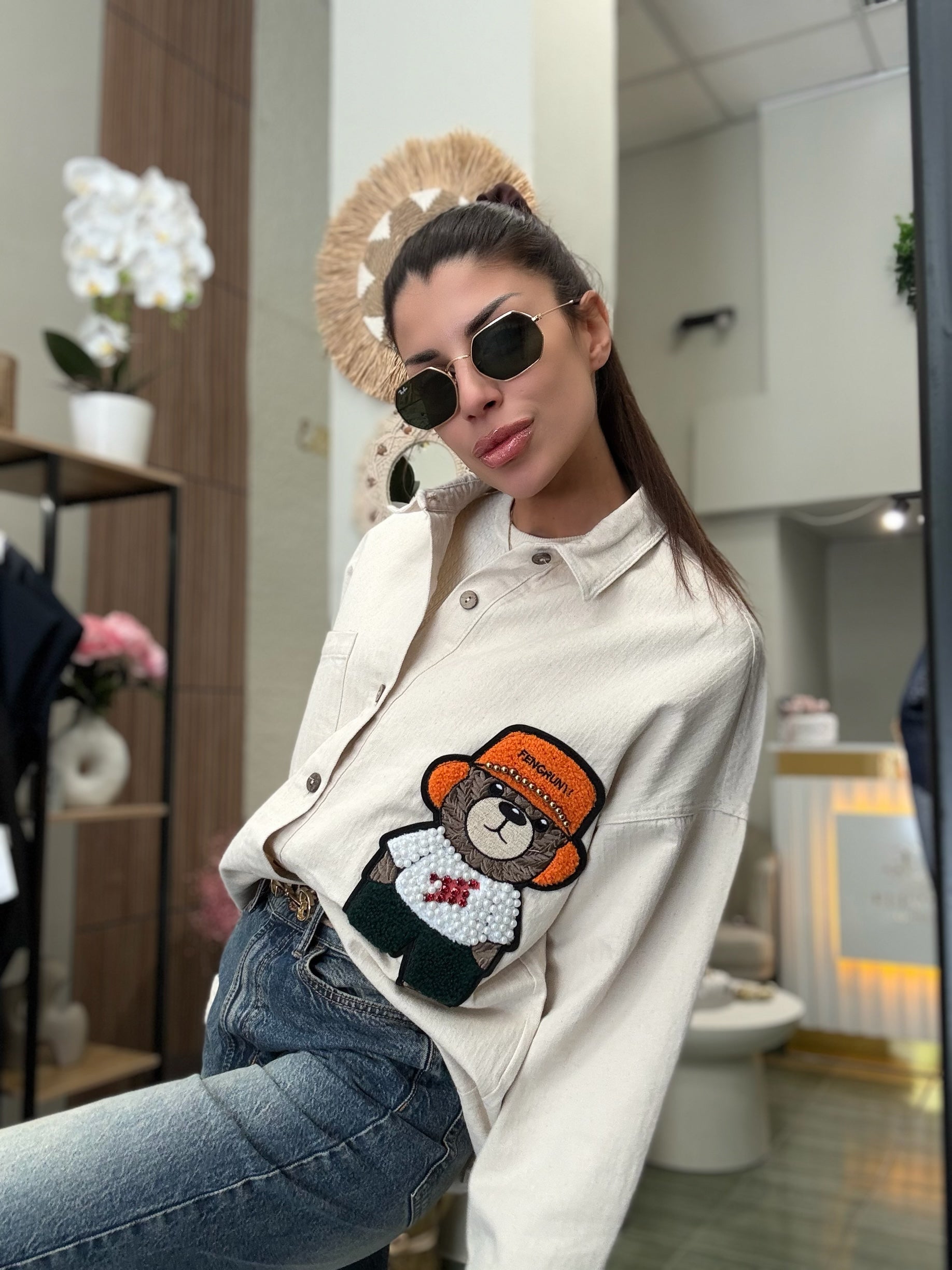 Блейзър "Мечка" с апликация