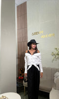 Риза White Off-Shoulder