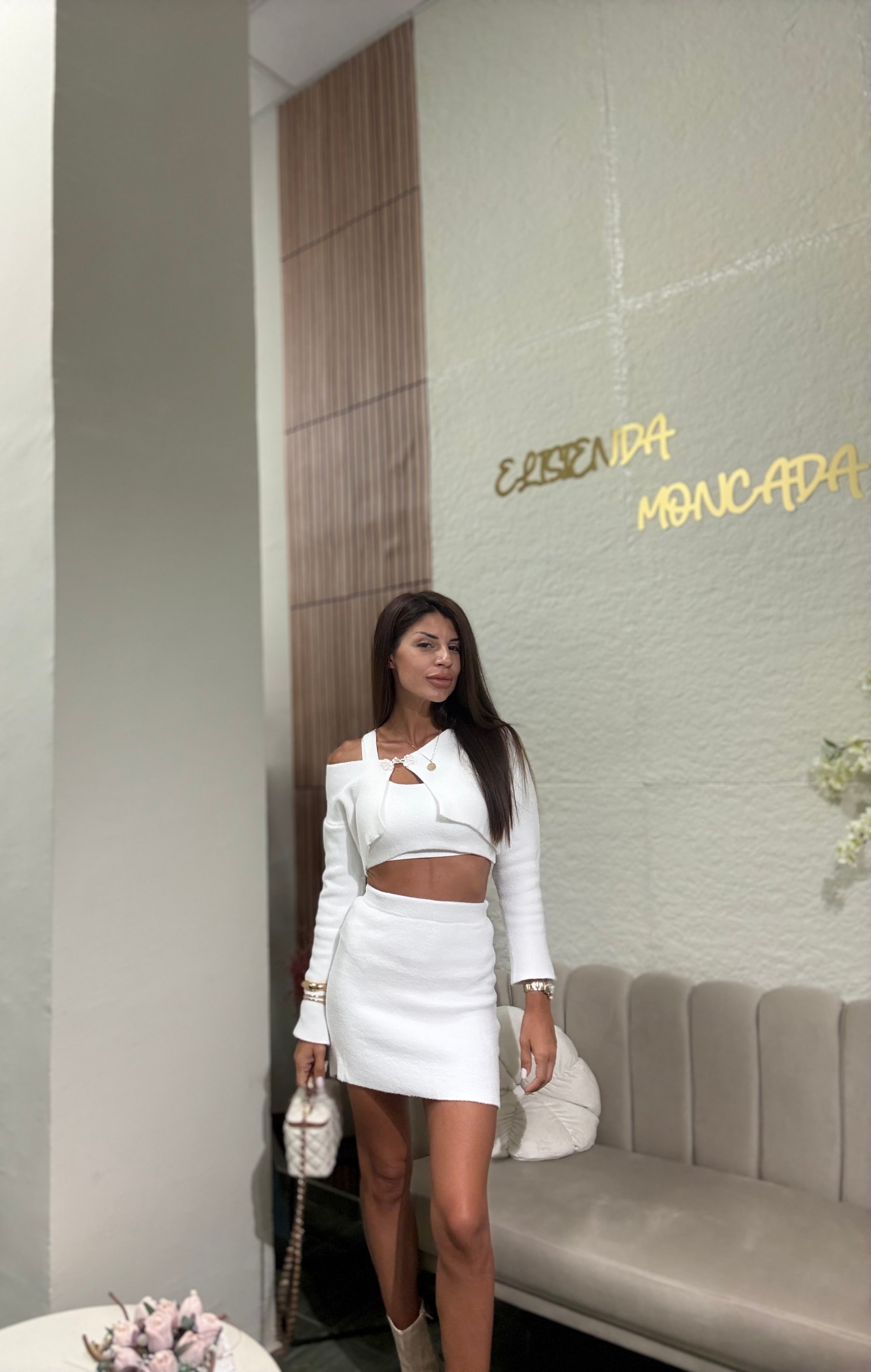 Бял комплект Bella Chic