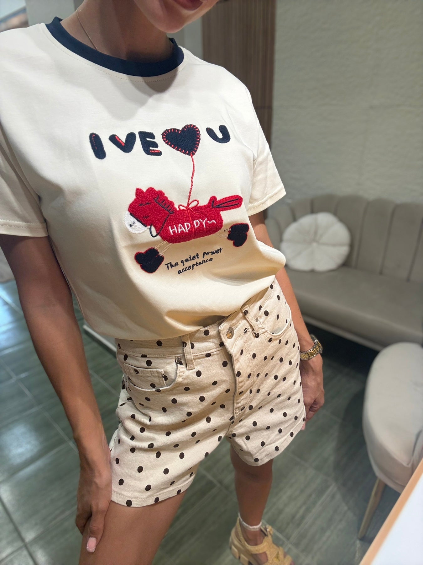 Тениска I Ve🖤U Happy